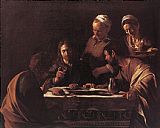 Caravaggio Supper at Emmaus painting